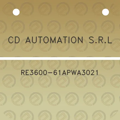 cd-automation-srl-re3600-61apwa3021