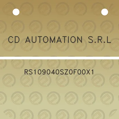 cd-automation-srl-rs109040sz0f00x1