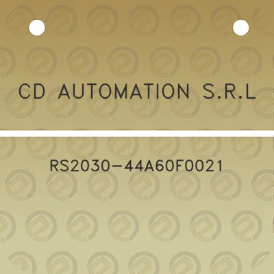 cd-automation-srl-rs2030-44a60f0021