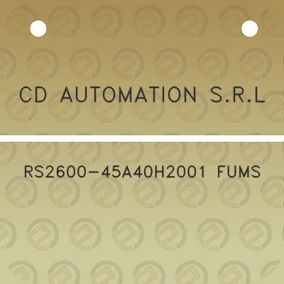 cd-automation-srl-rs2600-45a40h2001-fums