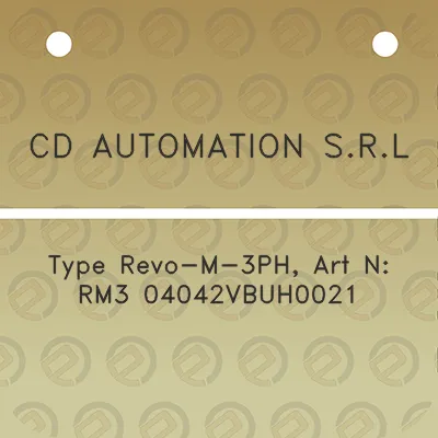 cd-automation-srl-type-revo-m-3ph-art-n-rm3-04042vbuh0021