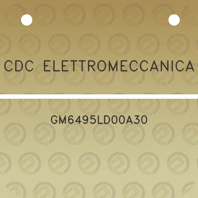 cdc-elettromeccanica-gm6495ld00a30