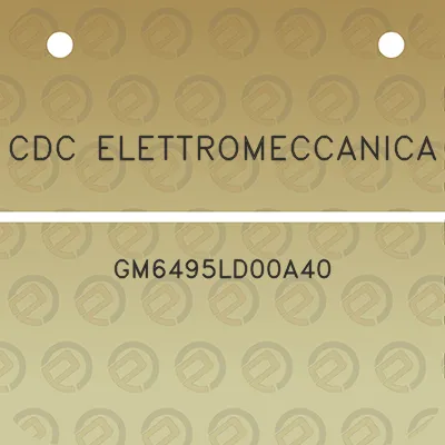 cdc-elettromeccanica-gm6495ld00a40