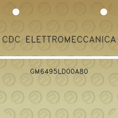 cdc-elettromeccanica-gm6495ld00a80