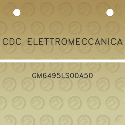 cdc-elettromeccanica-gm6495ls00a50