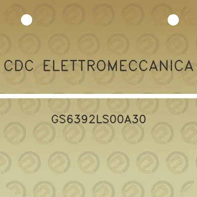 cdc-elettromeccanica-gs6392ls00a30