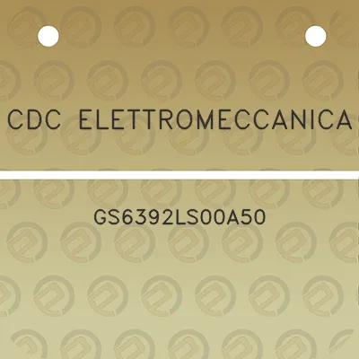 cdc-elettromeccanica-gs6392ls00a50