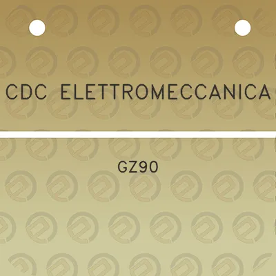 cdc-elettromeccanica-gz90