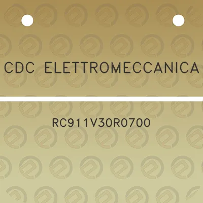 cdc-elettromeccanica-rc911v30r0700