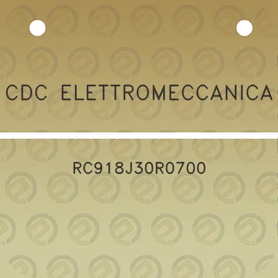 cdc-elettromeccanica-rc918j30r0700