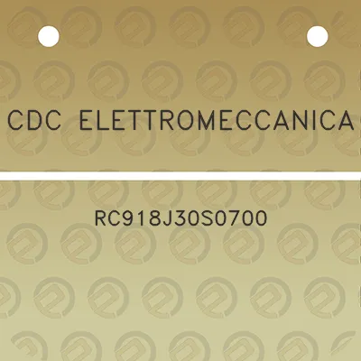 cdc-elettromeccanica-rc918j30s0700