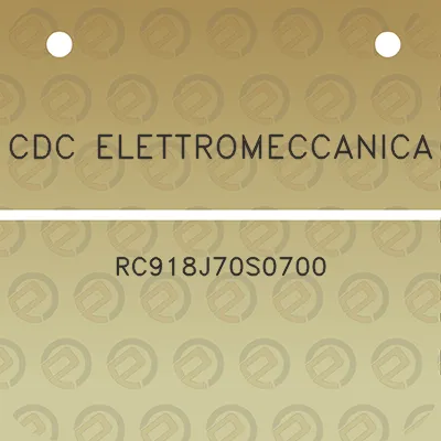 cdc-elettromeccanica-rc918j70s0700