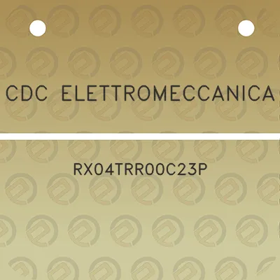 cdc-elettromeccanica-rx04trr00c23p