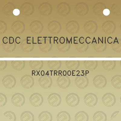 cdc-elettromeccanica-rx04trr00e23p