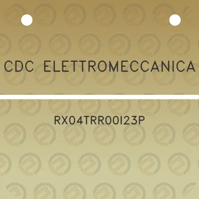 cdc-elettromeccanica-rx04trr00i23p