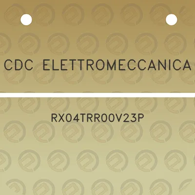 cdc-elettromeccanica-rx04trr00v23p