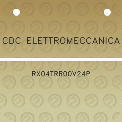 cdc-elettromeccanica-rx04trr00v24p