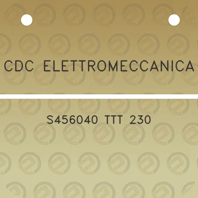 cdc-elettromeccanica-s456040-ttt-230