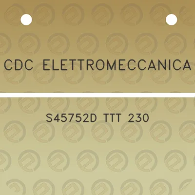 cdc-elettromeccanica-s45752d-ttt-230