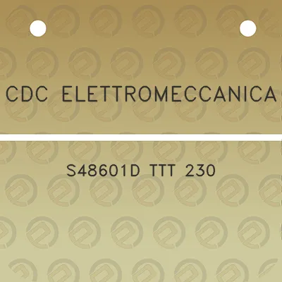 cdc-elettromeccanica-s48601d-ttt-230