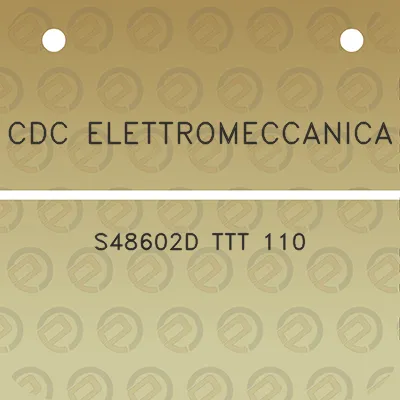 cdc-elettromeccanica-s48602d-ttt-110