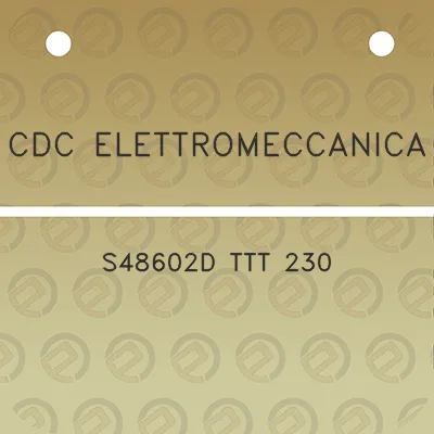 cdc-elettromeccanica-s48602d-ttt-230