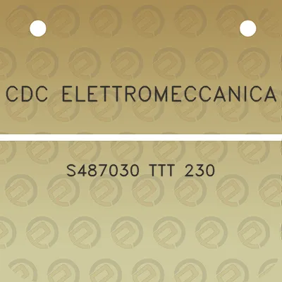 cdc-elettromeccanica-s487030-ttt-230