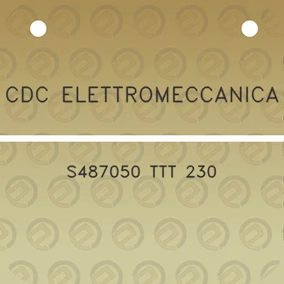 cdc-elettromeccanica-s487050-ttt-230