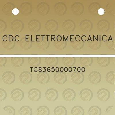 cdc-elettromeccanica-tc83650000700