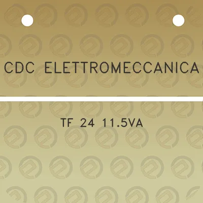 cdc-elettromeccanica-tf-24-115va