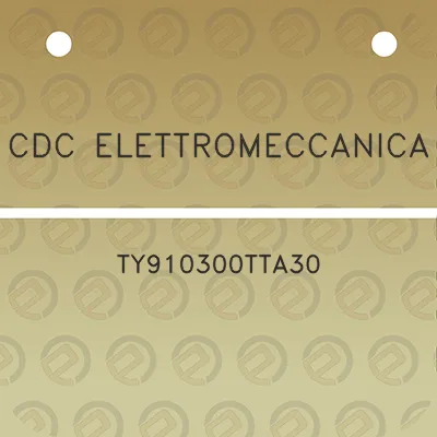 cdc-elettromeccanica-ty910300tta30