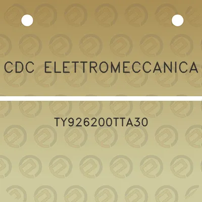 cdc-elettromeccanica-ty926200tta30