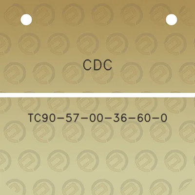 cdc-tc90-57-00-36-60-0