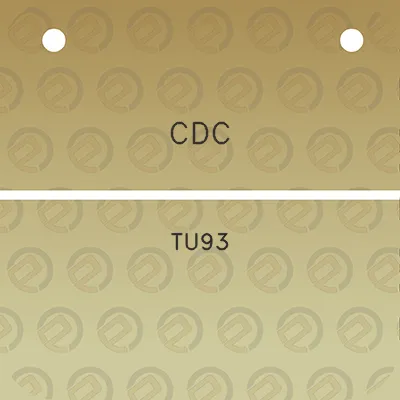 cdc-tu93