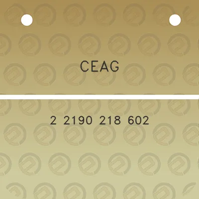 ceag-2-2190-218-602