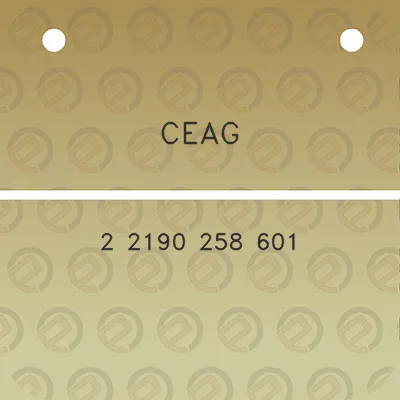 ceag-2-2190-258-601