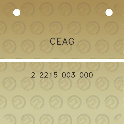 ceag-2-2215-003-000