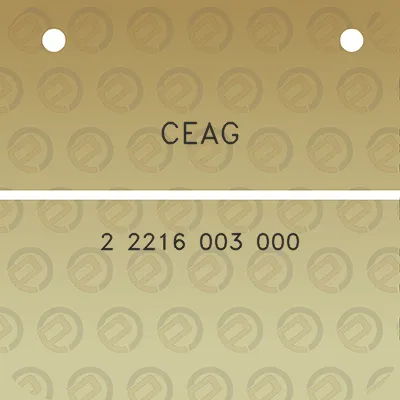 ceag-2-2216-003-000