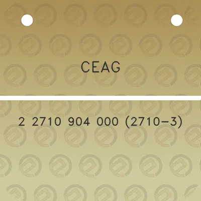 ceag-2-2710-904-000-2710-3