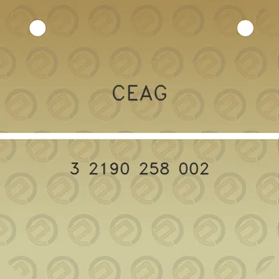 ceag-3-2190-258-002