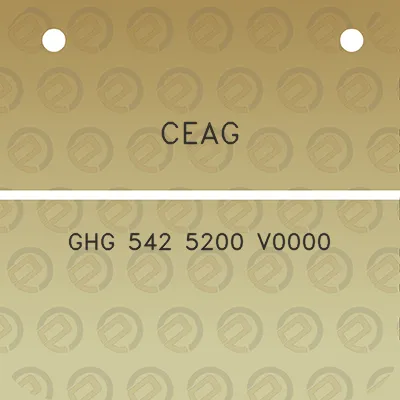 ceag-ghg-542-5200-v0000