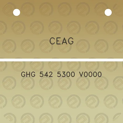 ceag-ghg-542-5300-v0000