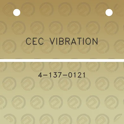 cec-vibration-4-137-0121