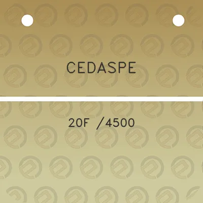 cedaspe-20f-4500