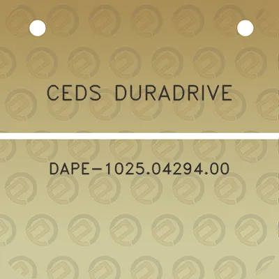 ceds-duradrive-dape-10250429400