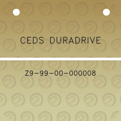 ceds-duradrive-z9-99-00-000008