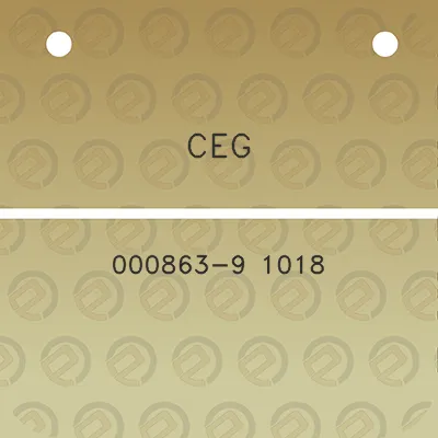 ceg-000863-9-1018