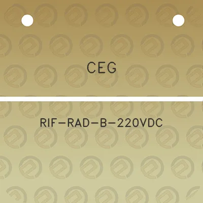 ceg-rif-rad-b-220vdc