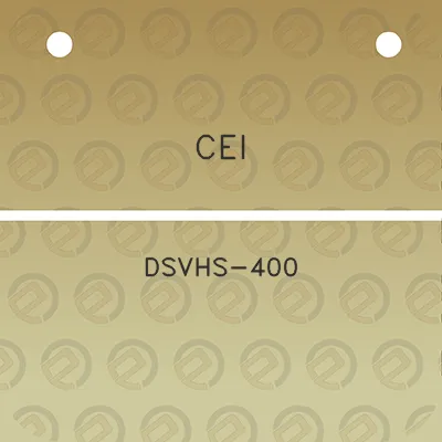 cei-dsvhs-400