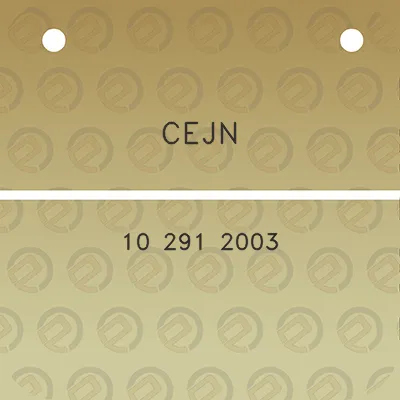 cejn-10-291-2003